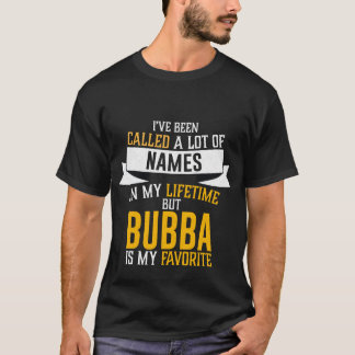 3 bubbaは私のお気に入りのな名前です tシャツ
