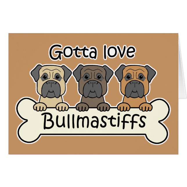 3 Bullmastiffs (正面横)