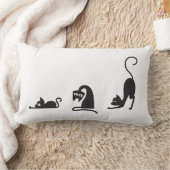 3 cats ランバークッション (ブランケット)