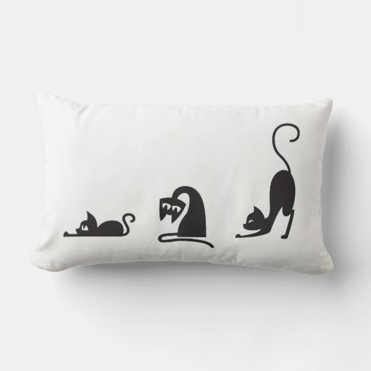 3 cats ランバークッション (正面)