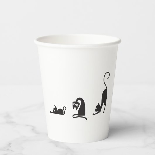 3 cats 紙コップ (裏面)