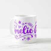 3 Color Amelie 1 コーヒーマグカップ (正面左)