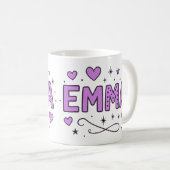 3 Color Emma 2 . Doodle コーヒーマグカップ (正面右)