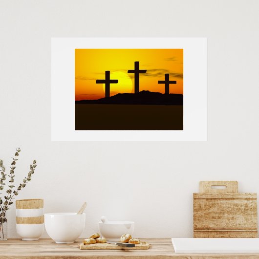 3 crosses ポスター (キッチン)