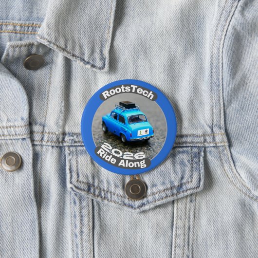 3" Custom Button for RootsTech 2026 Ride Along 缶バッジ (インサイチュ)