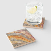 3 Dアガテストーンコースター ストーンコースター (横)