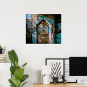 3-DイリュージョンGraffiti通りアバドネードアートポスター ポスター (ホームオフィス)