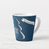 3-Dクリスマスツリー カフェラテマグ (右アングル)