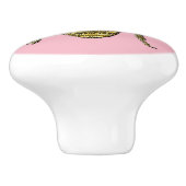 3-Dルックハニービー&あなたの色 セラミックノブ (側面)