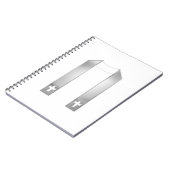 3-Dルック・シルバー坊主盗 ノートブック (左側)