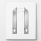 3-Dルック・シルバー坊主盗 フォトプラーク (正面)