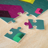 3-D単位の形状の質量 ジグソーパズル (側面)