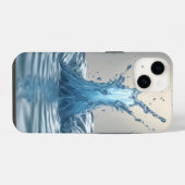3-D水スプラッシュ iPhoneケース (裏面横)