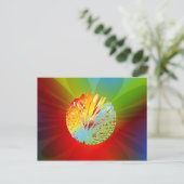 3-d球 ポストカード (スタンド正面)