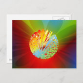 3-d球 ポストカード (正面/裏面)