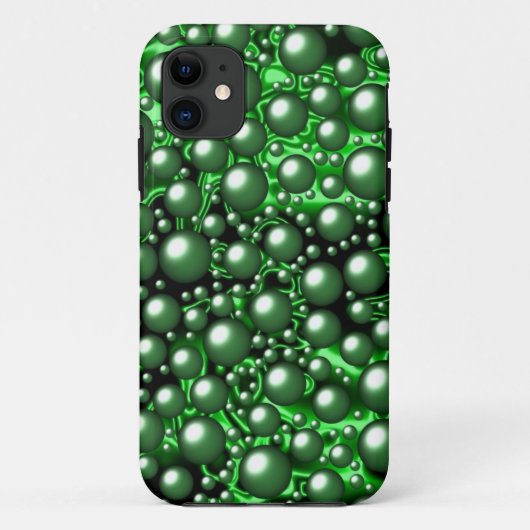 3 d緑の泡 Case-Mate iPhoneケース (裏面)