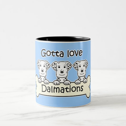 3 Dalmations ツートーンマグカップ (中央)