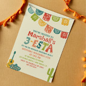 3-Esta Mexican Fiesta Themed 3rd Birthday Party 招待状