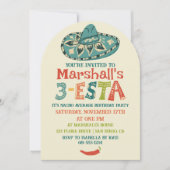 3-Esta Sombrero Boys 3rd Birthday Party 招待状 (正面)