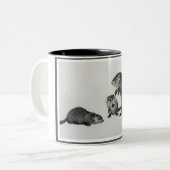 3 Groundhogs ツートーンマグカップ (正面左)
