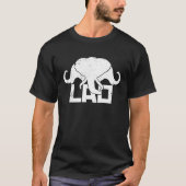 3 Headed Elephant LAO Original Kingdom of Laos Fla Tシャツ (正面)
