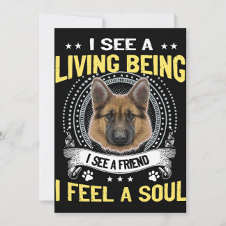 3 I See A Living Being I See A Friend I feel A Sou 招待状