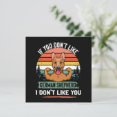 3 If You Don't Like German Shepherd I Don't Like Y 招待状 (スタンド正面)