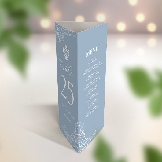 3 in 1テーブル番号、メニューとサンキューカード