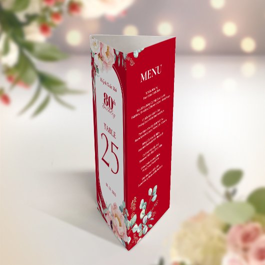 3 in 1テーブル番号、メニューとサンキューカード