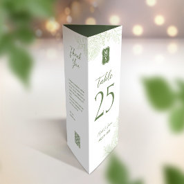 3 in 1テーブル番号、メニューとサンキューカード