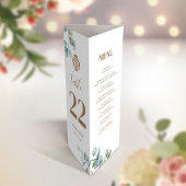 3 in 1 Table number, Menu & Photo Thank You Note