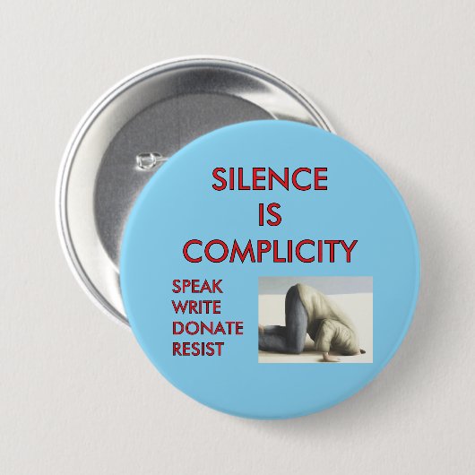 3 inch round Button 缶バッジ (正面&裏面)