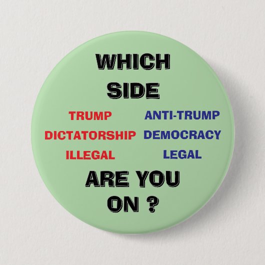 3 inch round Button 缶バッジ (正面)