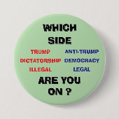 3 inch round Button 缶バッジ (正面)