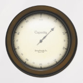 3 Industrial Meters Steampunk Cosplay & 飾's ラベル (デザイン2)