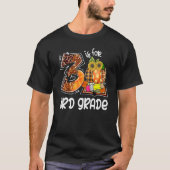 3 Is For 3rd Grade Leopard Pumpkin Teacher Fall Th Tシャツ (正面)