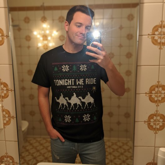 3 Kings Tonight We Ride クリスマス・アガるセーター Tシャツ