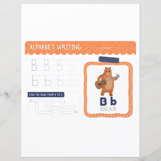 3 Learn To Spell Letter B Teacher Home Schooling (正面)