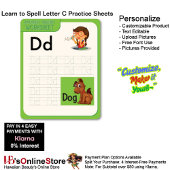 3 Learn To Spell Letter D Teacher Home Schooling