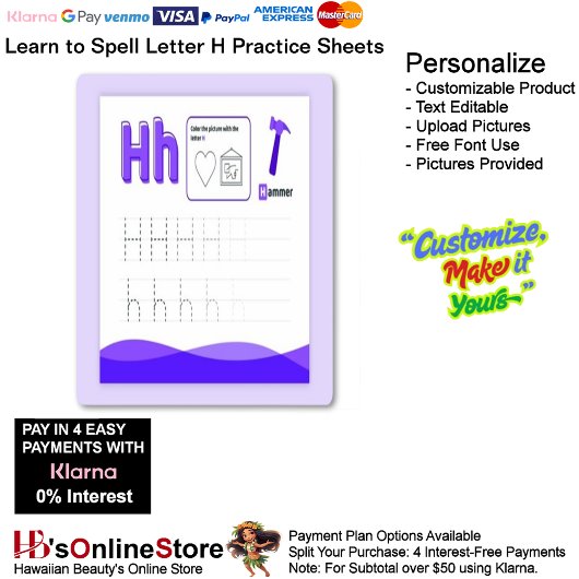 3 Learn To Spell Letter H Teacher Home Schooling