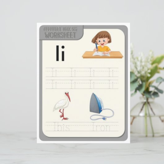 3 Learn To Spell Letter I Teacher Home Schooling (スタンド正面)