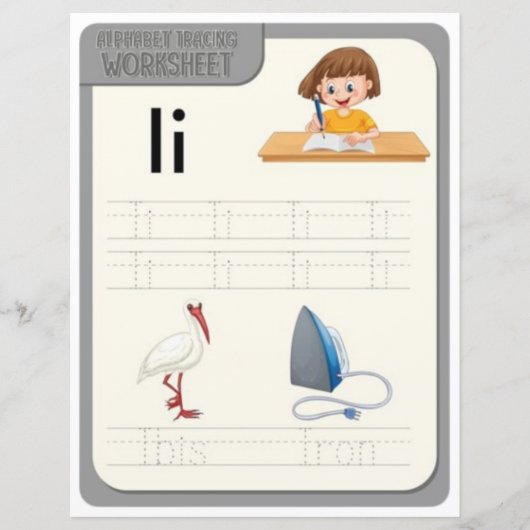 3 Learn To Spell Letter I Teacher Home Schooling (正面)