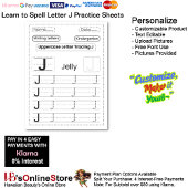 3 Learn To Spell Letter J Teacher Home Schooling