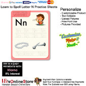 3 Learn To Spell Letter N Teacher Home Schooling