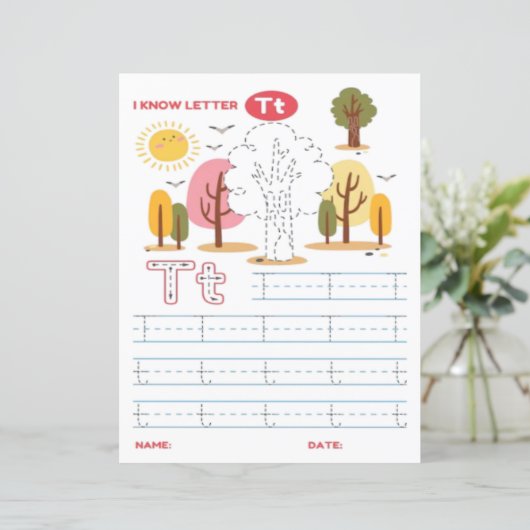 3 Learn To Spell Letter T Teacher Home Schooling (スタンド正面)