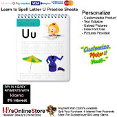 3 Learn To Spell Letter U Teacher Home Schooling