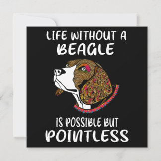 3 Life Without A Beagle 招待状