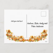 3 Little Cat Wiches -ハッピーハローウィン シーズンポストカード (裏面)