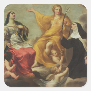 3 Marys 1633年(キャンバスの油) スクエアシール