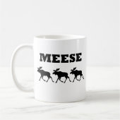 3 MeeseのおもしろTシャツ コーヒーマグカップ (左)